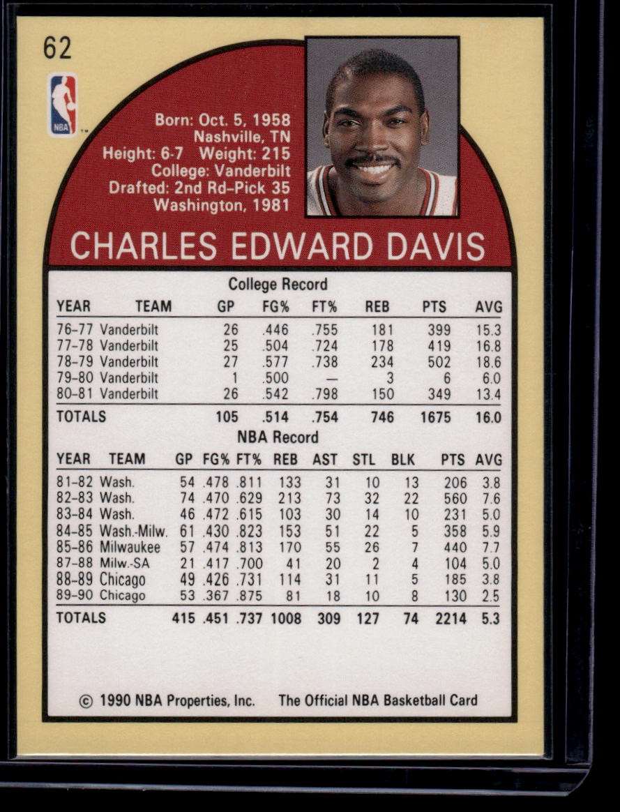 1990-91 Hoops #62 Charles Davis