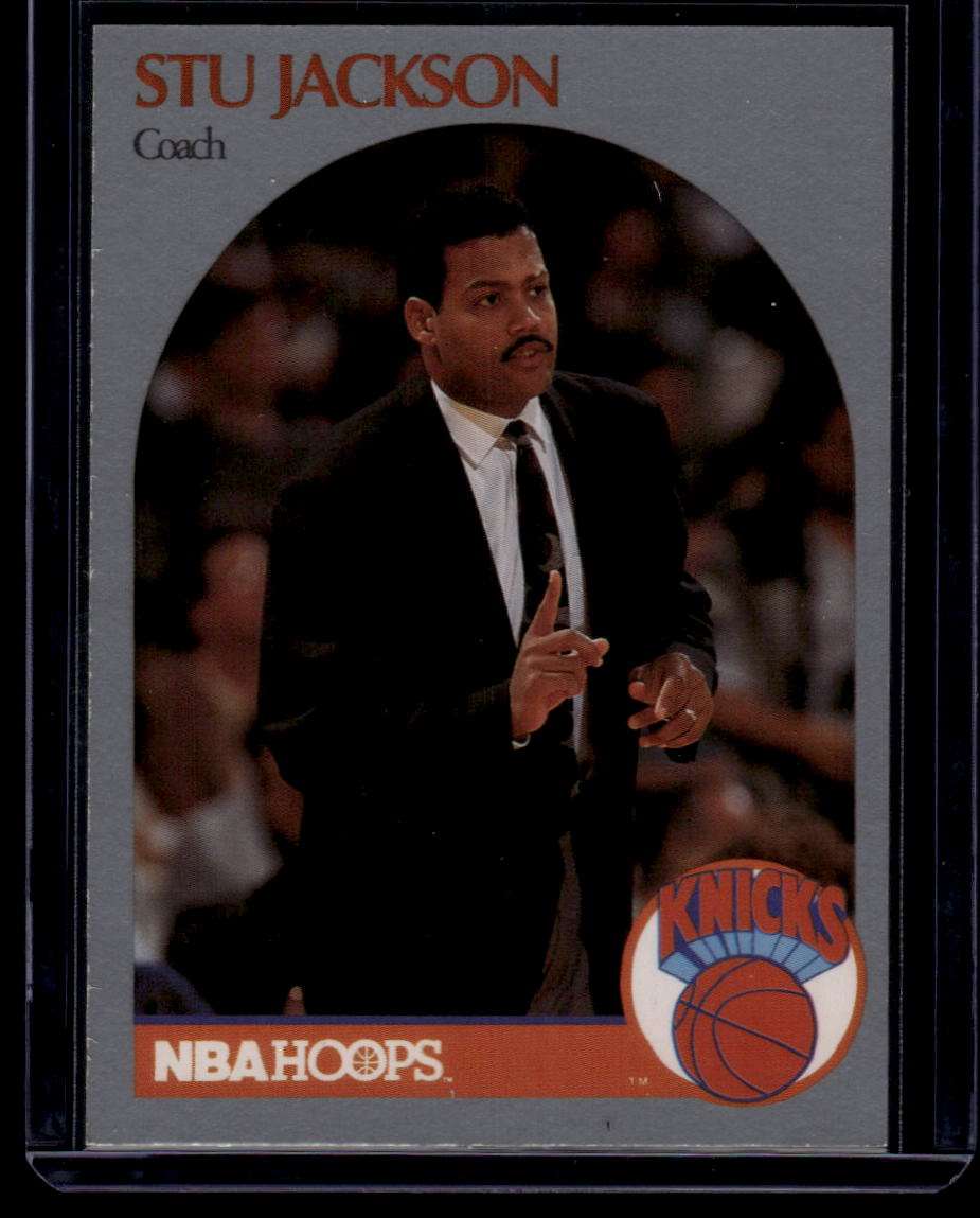 1990-91 Hoops #322 Stu Jackson