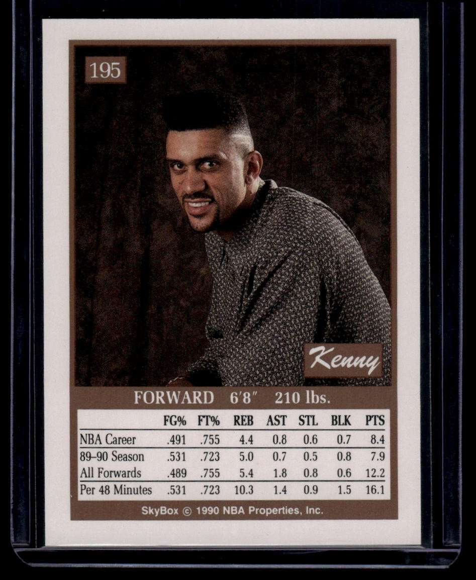 1990-91 SkyBox #195 Kenny Walker