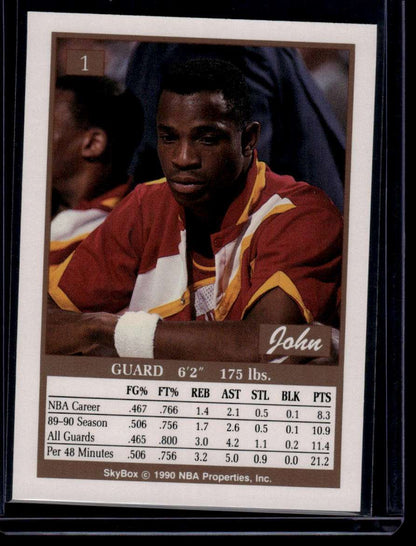 1990-91 SkyBox #1 John Battle