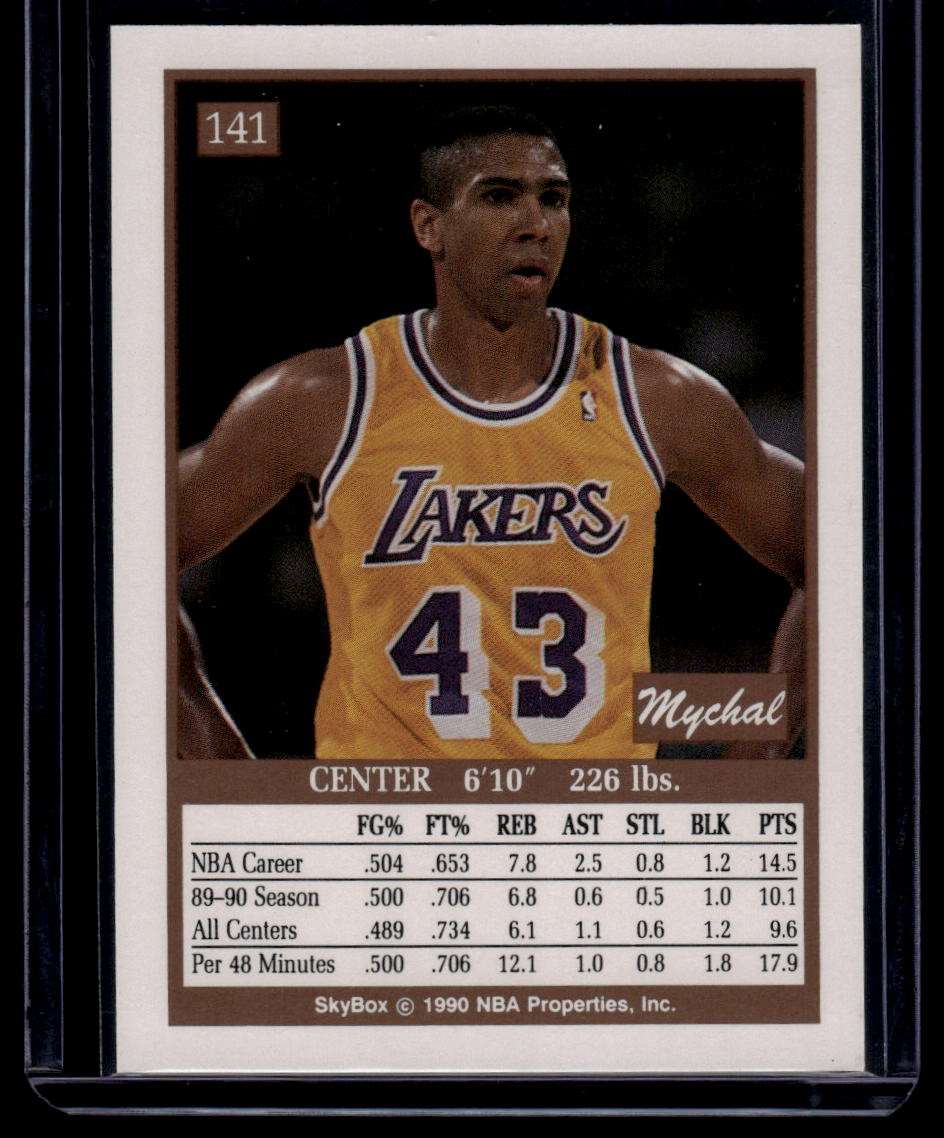 1990-91 SkyBox #141 Mychal Thompson