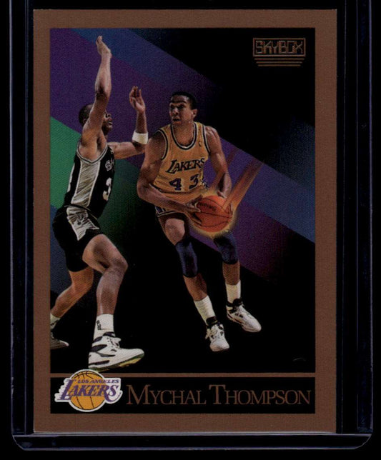 1990-91 SkyBox #141 Mychal Thompson