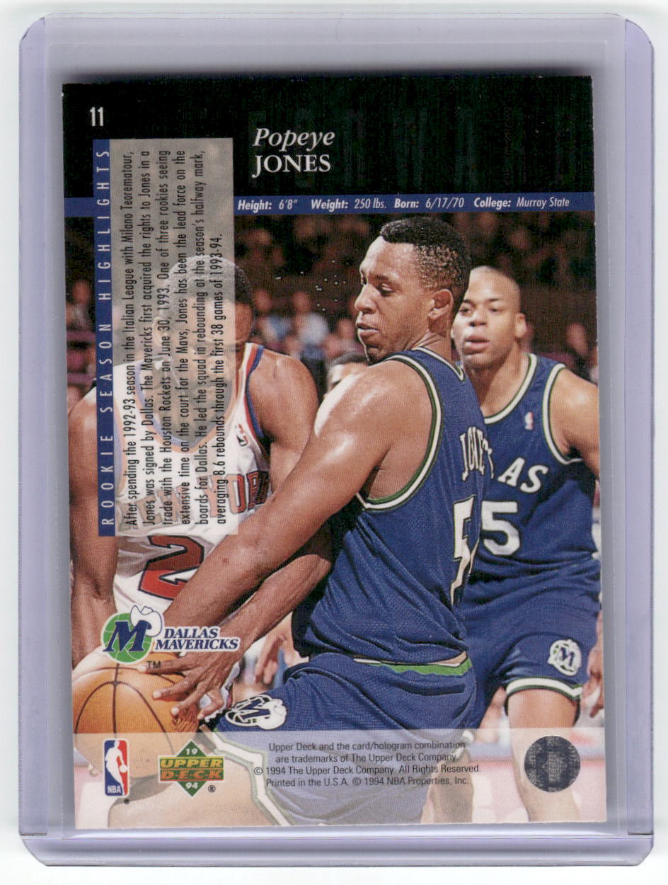 1993-94 Upper Deck Special Edition #11 Popeye Jones