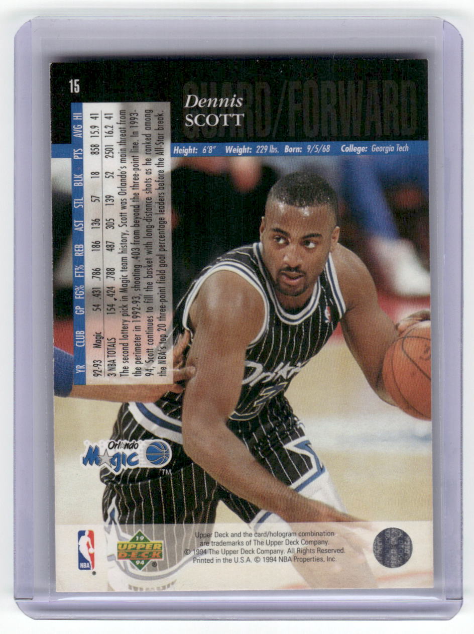 1993-94 Upper Deck Special Edition #15 Dennis Scott