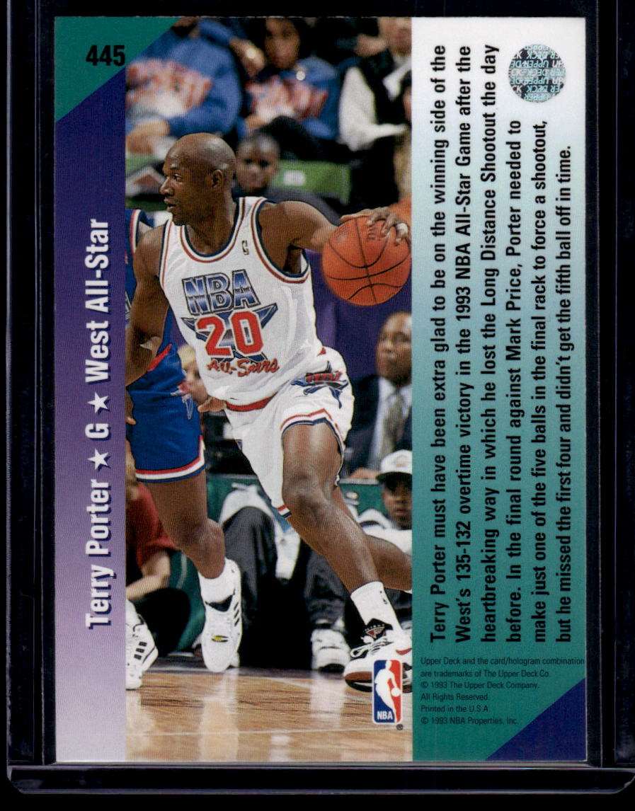 1992-93 Upper Deck #445 Terry Porter