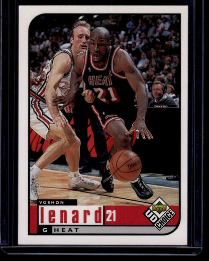 1998-99 UD Choice #76 Voshon Lenard