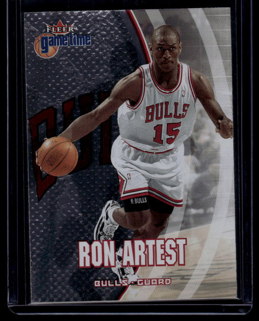 2000-01 Fleer Game Time #42 Ron Artest