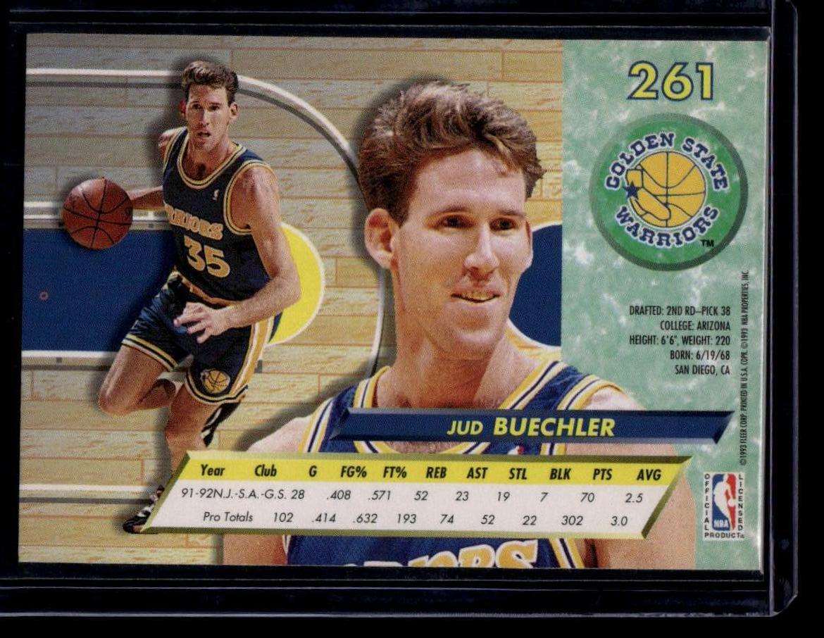 1992-93 Ultra #261 Jud Buechler