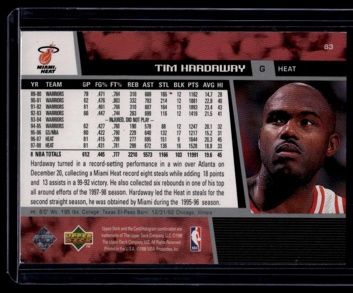 1998-99 Upper Deck #83 Tim Hardaway