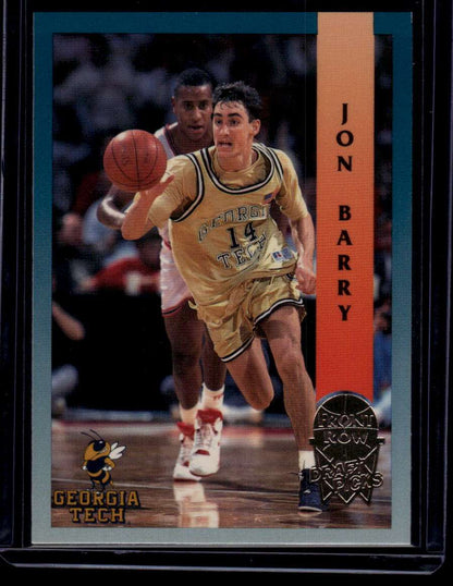 1992 Front Row Draft Picks #5 Jon Barry