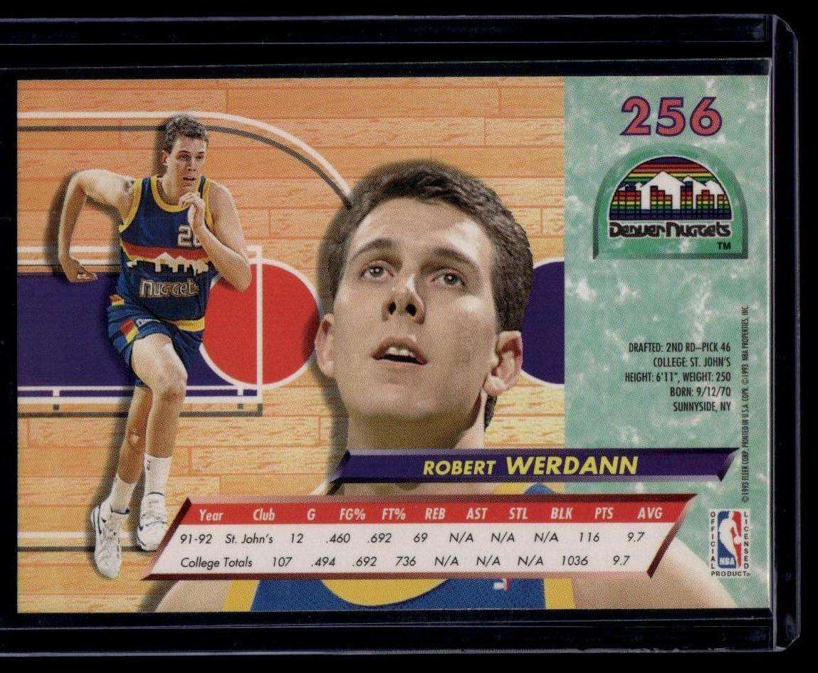 1992-93 Ultra #256 Robert Werdann