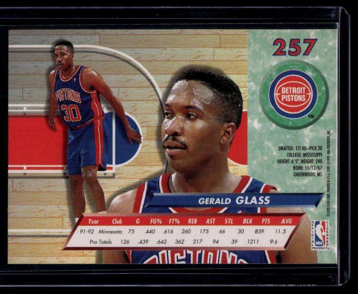 1992-93 Ultra #257 Gerald Glass