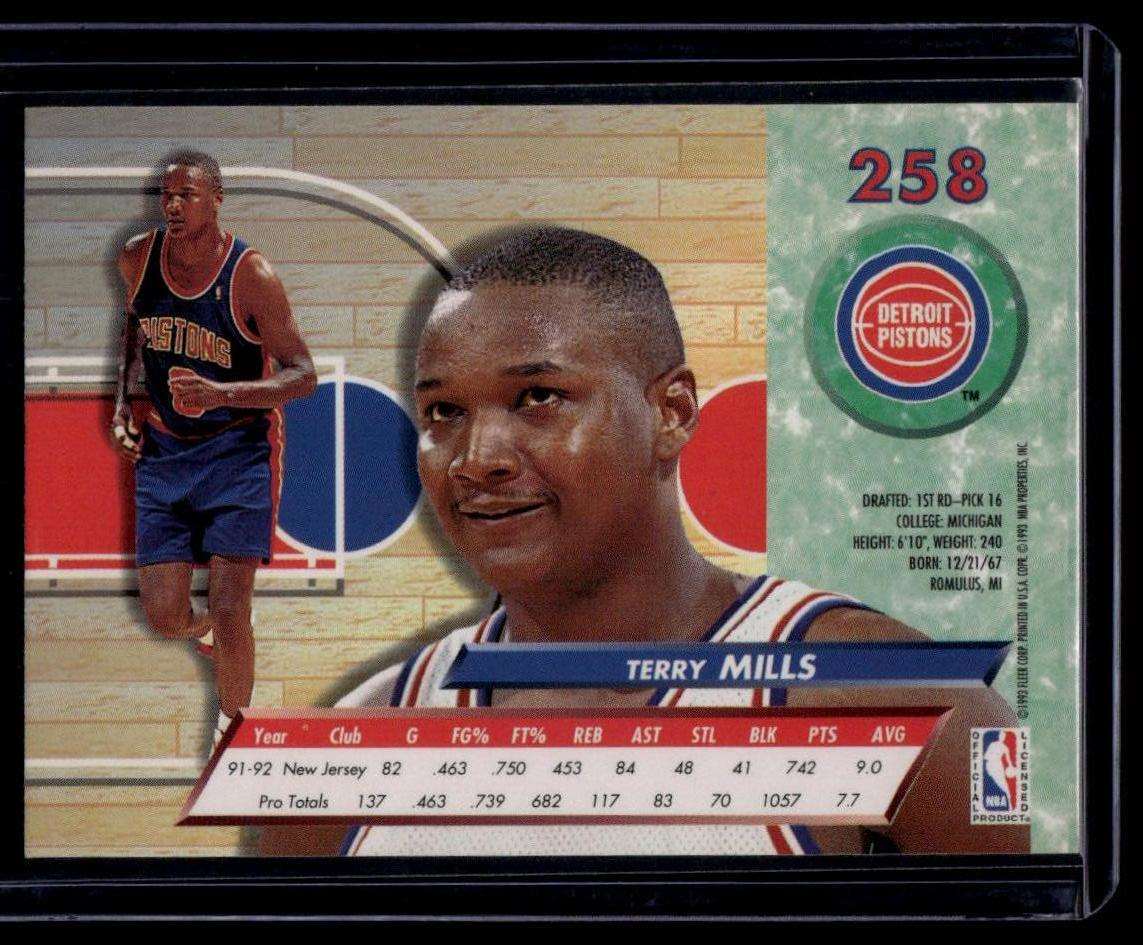 1992-93 Ultra #258 Terry Mills