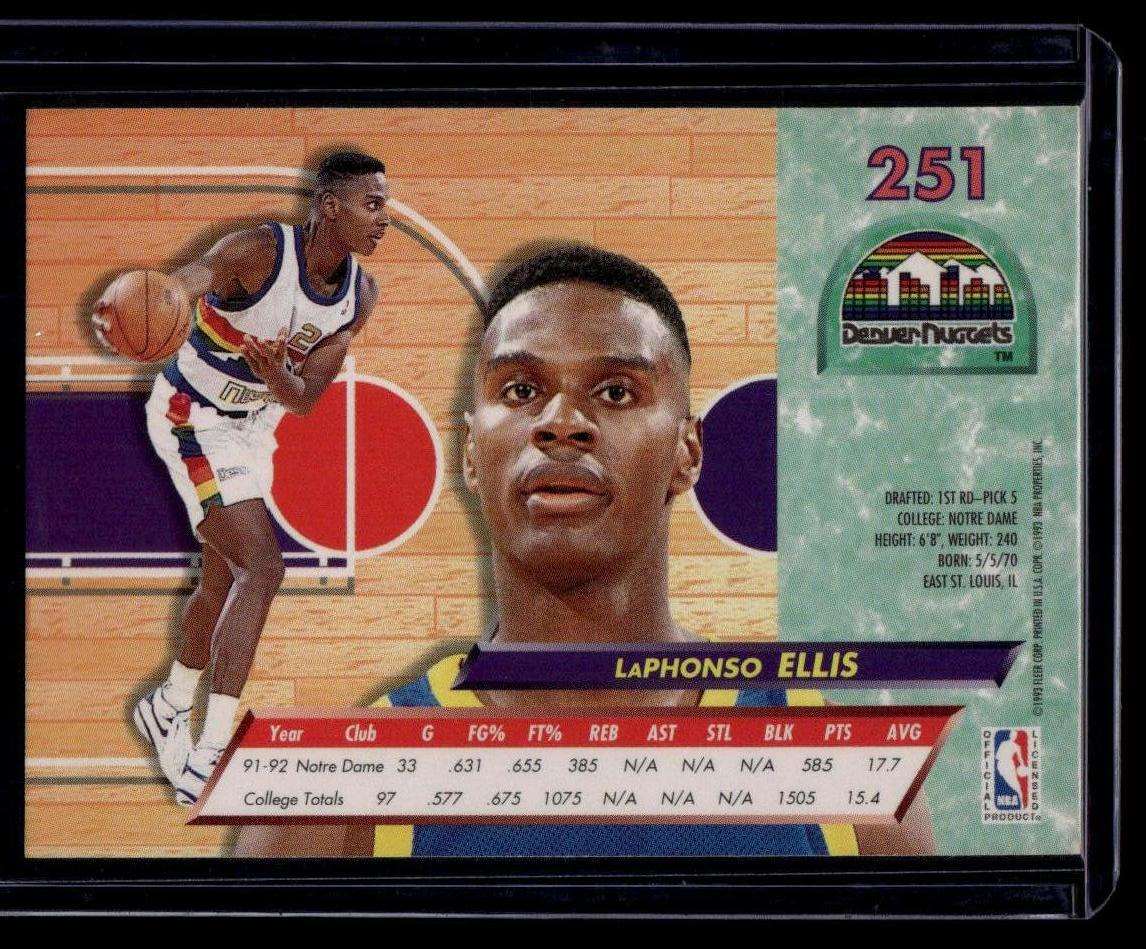 1992-93 Ultra #251 LaPhonso Ellis