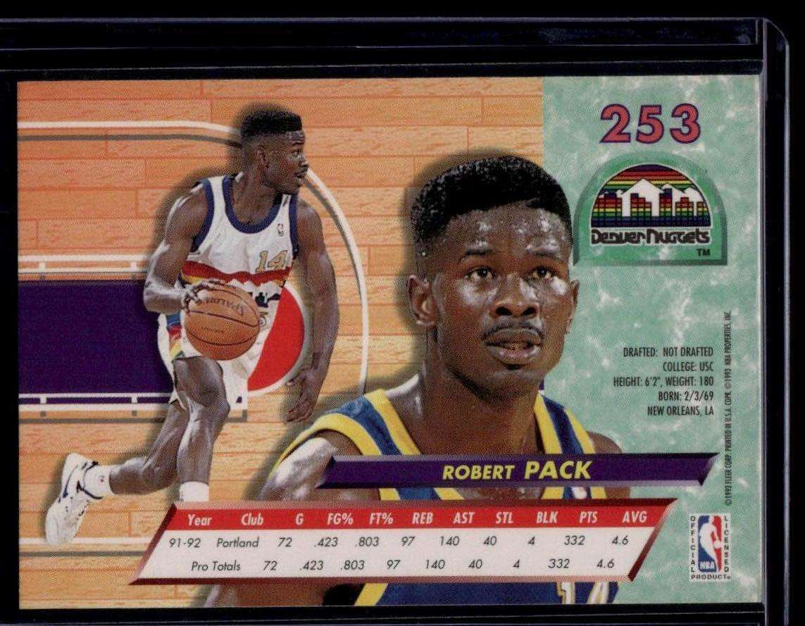 1992-93 Ultra #253 Robert Pack