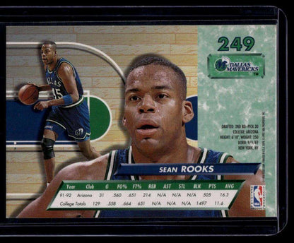 1992-93 Ultra #249 Sean Rooks