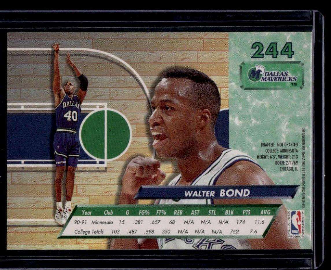 1992-93 Ultra #244 Walter Bond