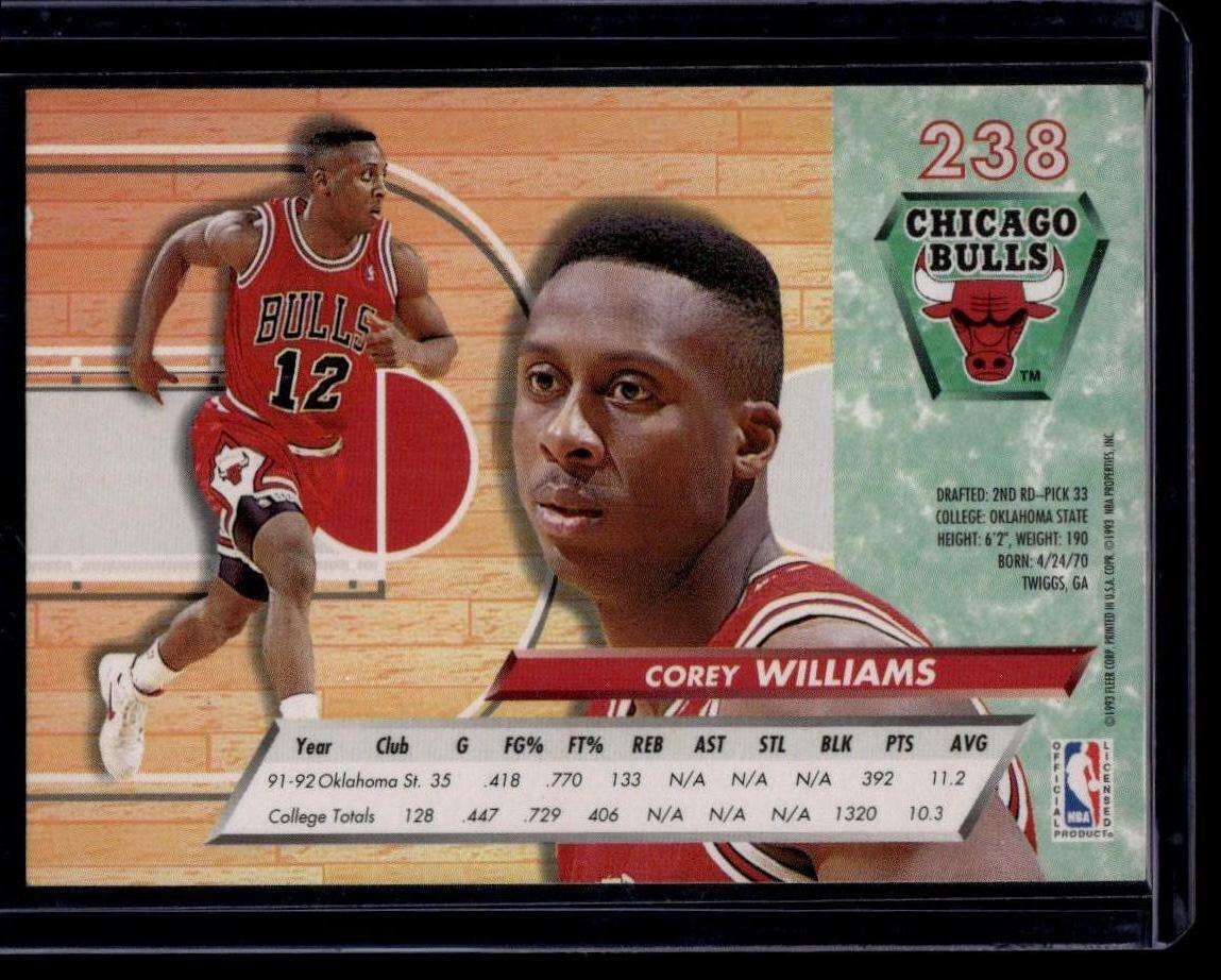 1992-93 Ultra #238 Corey Williams