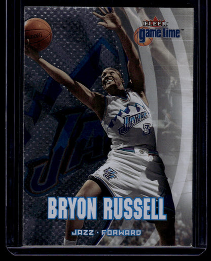 2000-01 Fleer Game Time #27 Bryon Russell