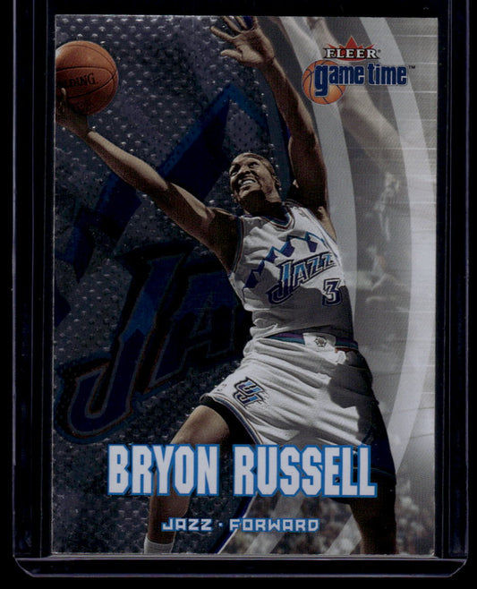 2000-01 Fleer Game Time #27 Bryon Russell