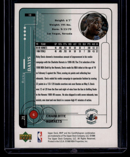 1999-00 Upper Deck MVP #18 Ricky Davis