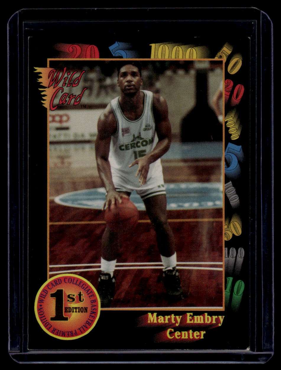 1991-92 Wild Card #41 Marty Embry