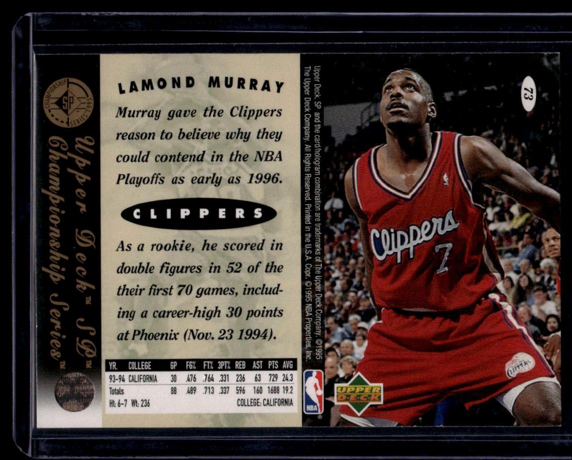 1994-95 SP Championship #73 Lamond Murray