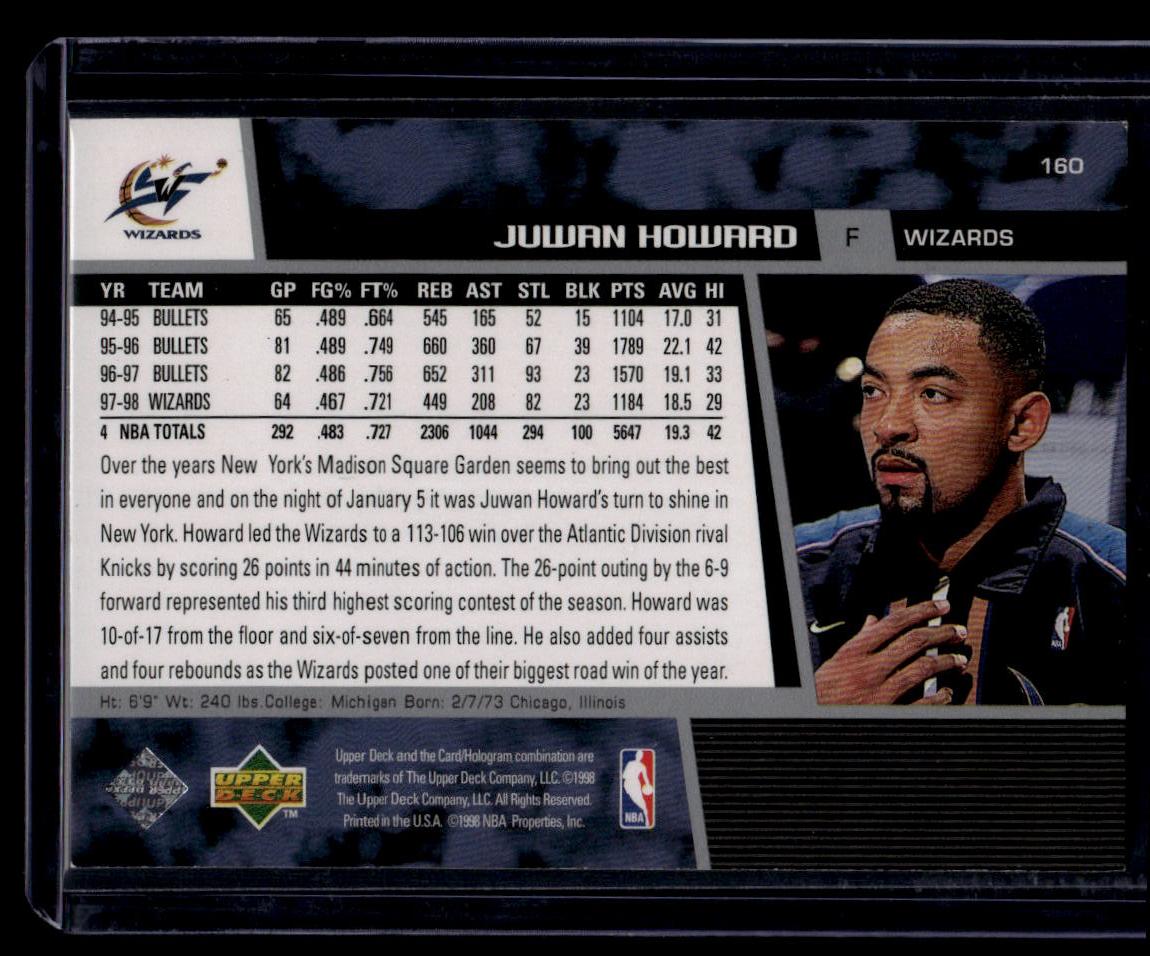 1998-99 Upper Deck #160 Juwan Howard