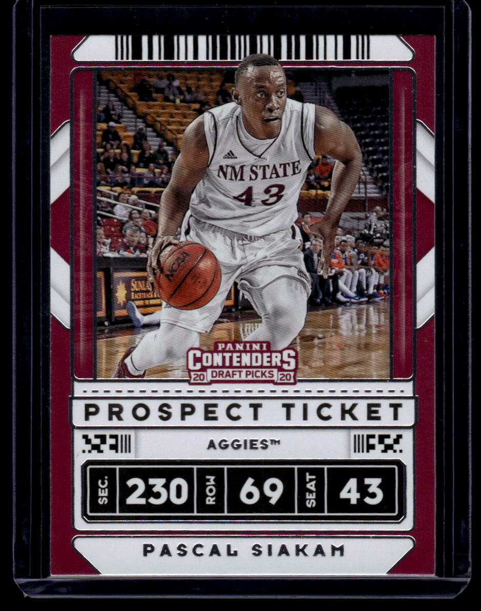 2020 Panini Contenders Draft Picks #17b Pascal Siakam