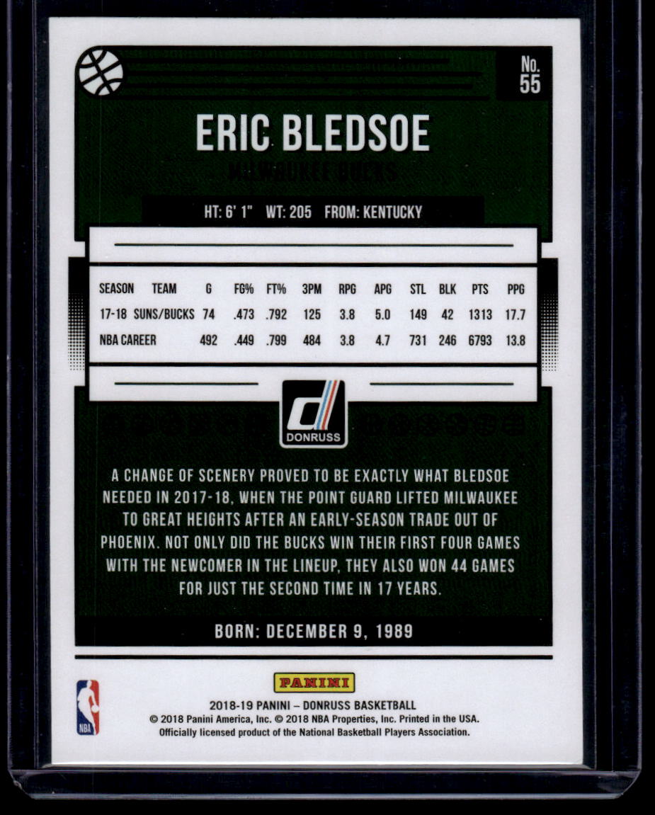 2018-19 Donruss #55 Eric Bledsoe