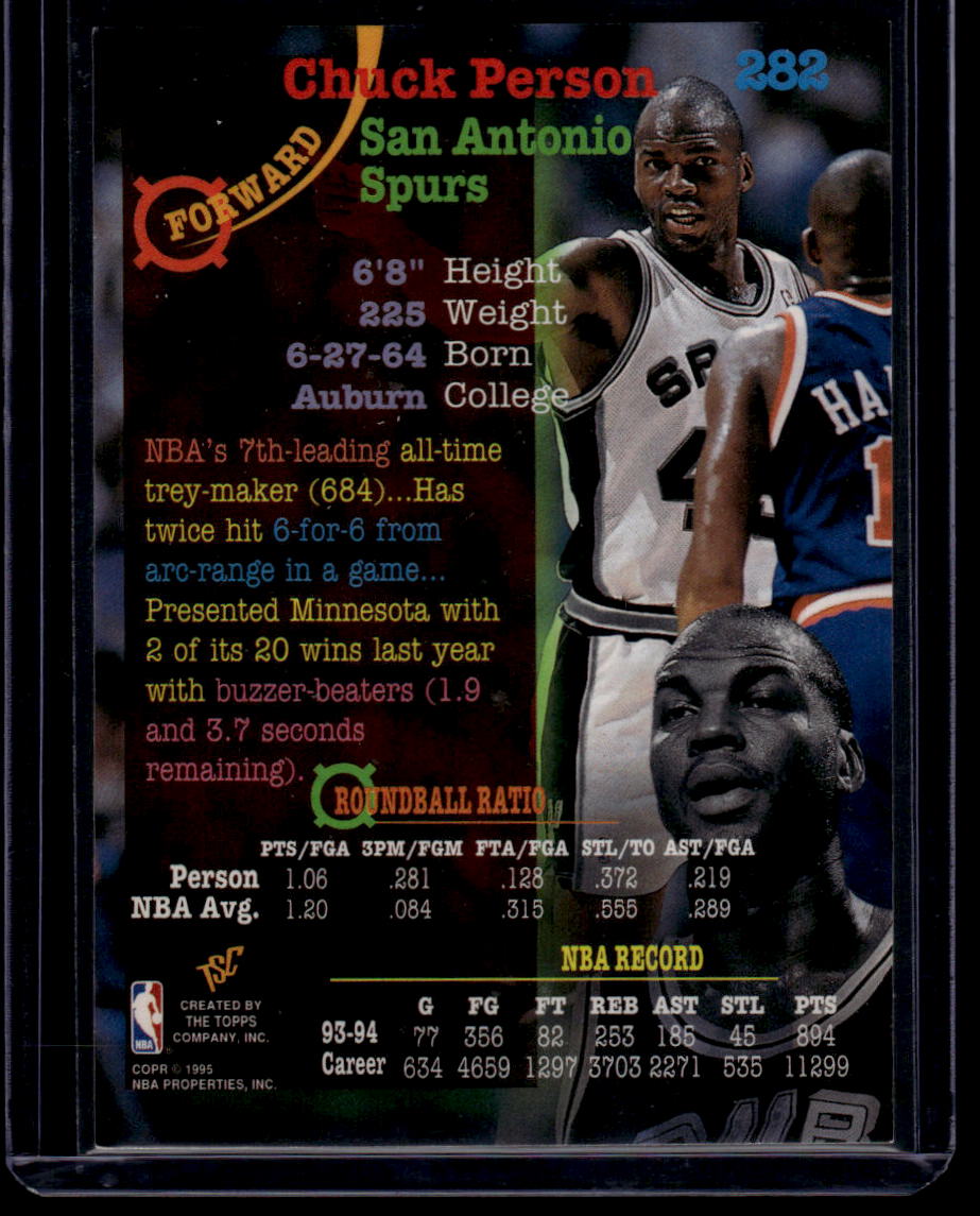 1994-95 Stadium Club #282 Chuck Person