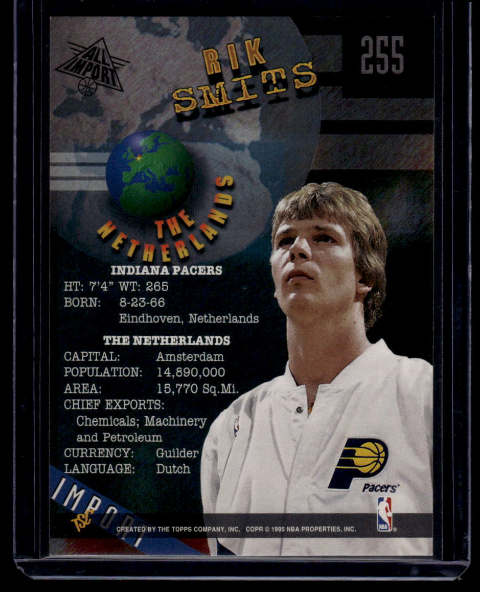 1994-95 Stadium Club #255 Rik Smits