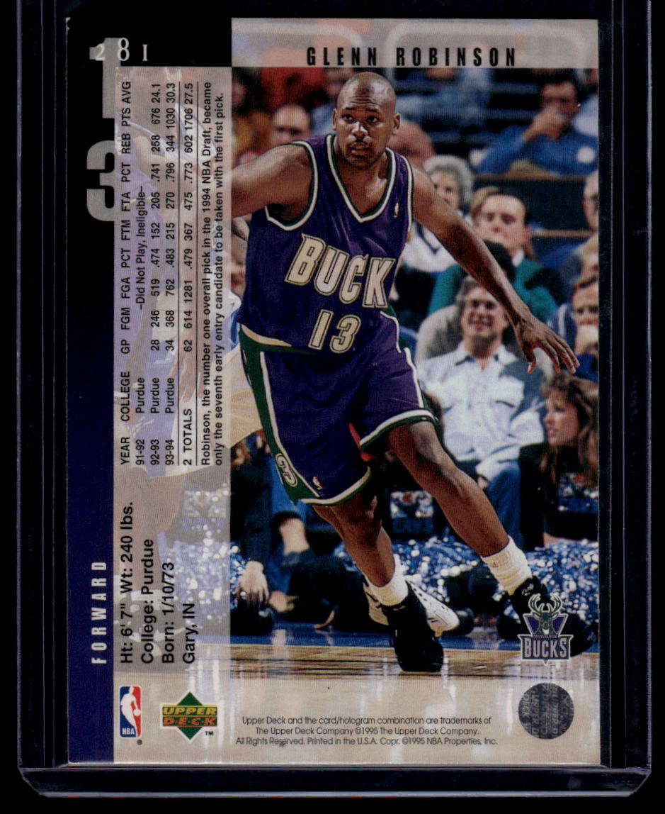 1994-95 Upper Deck #281 Glenn Robinson