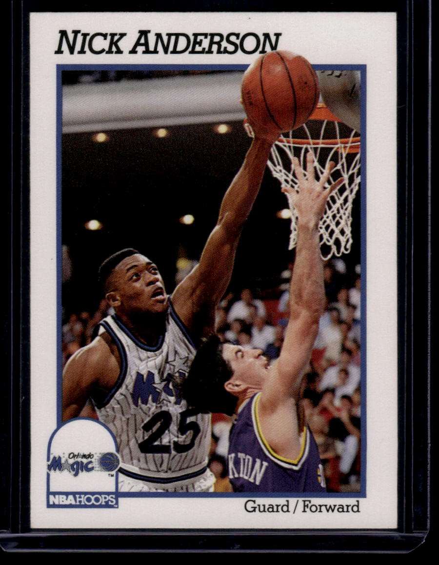 1991-92 Hoops #147 Nick Anderson