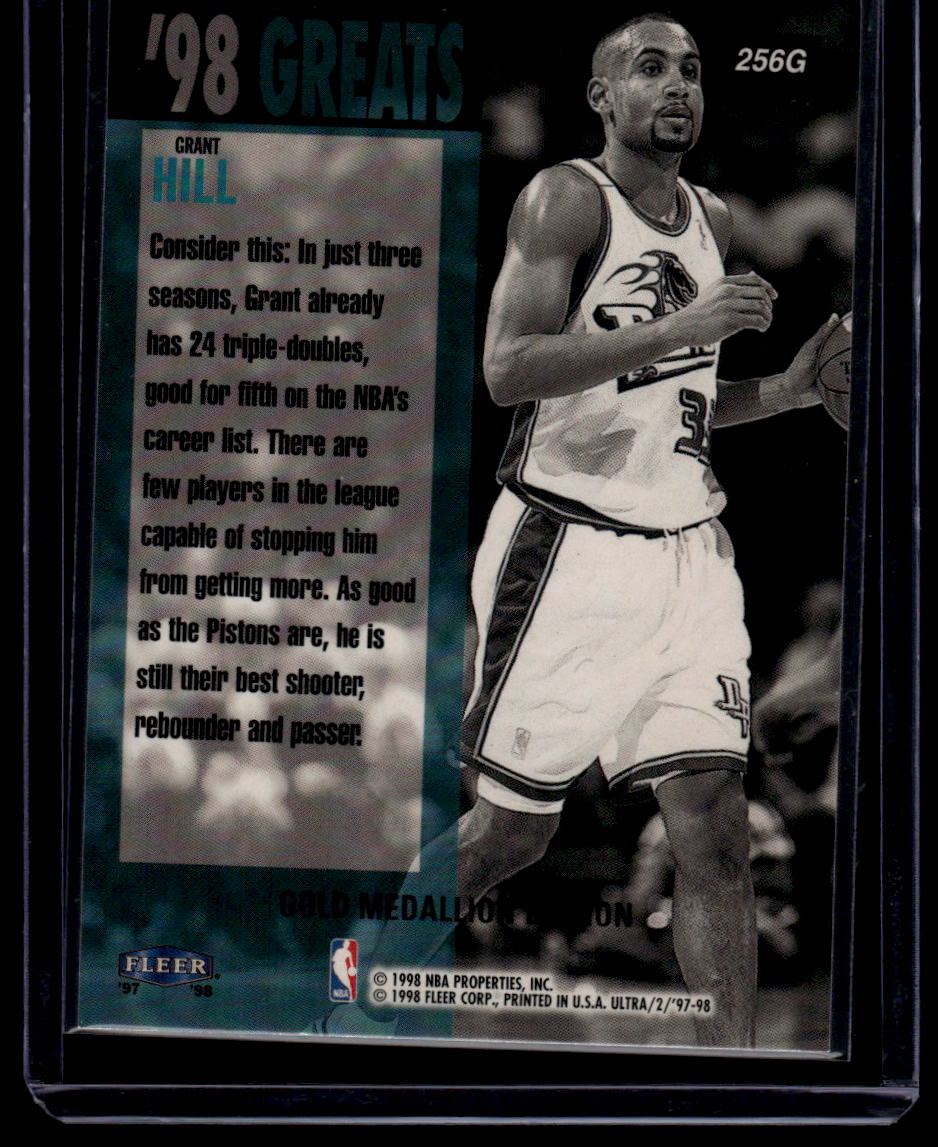 1997-98 Ultra #256G Grant Hill Gold Medallion