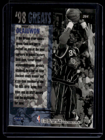 1997-98 Ultra #264 Hakeem Olajuwon