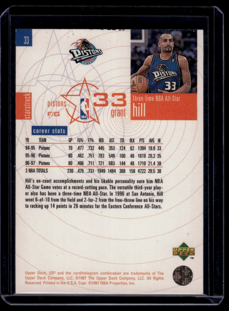 1997-98 Upper Deck UD3 #33 Grant Hill