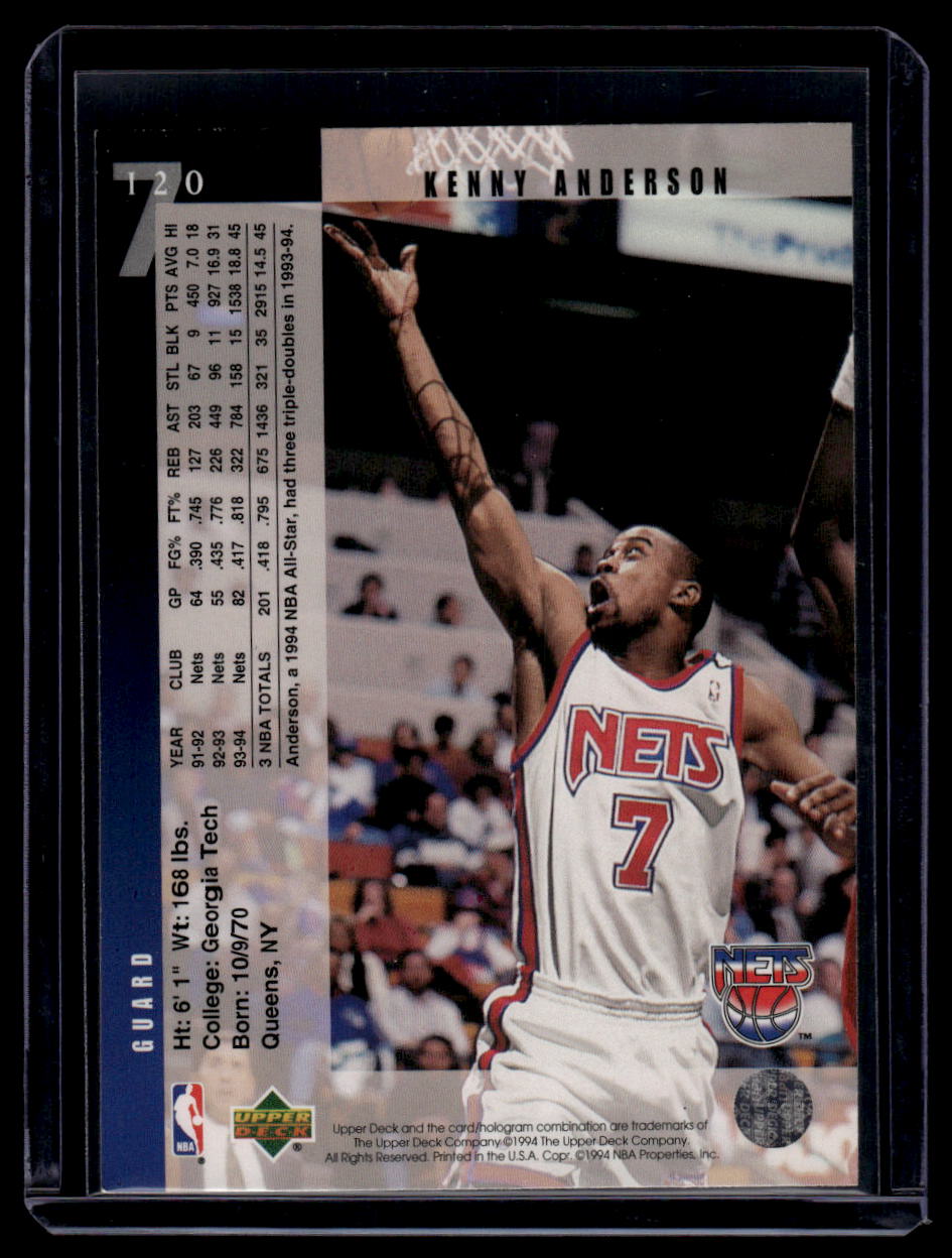 1994-95 Upper Deck #120 Kenny Anderson