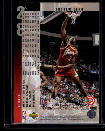 1994-95 Upper Deck #110 Andrew Lang