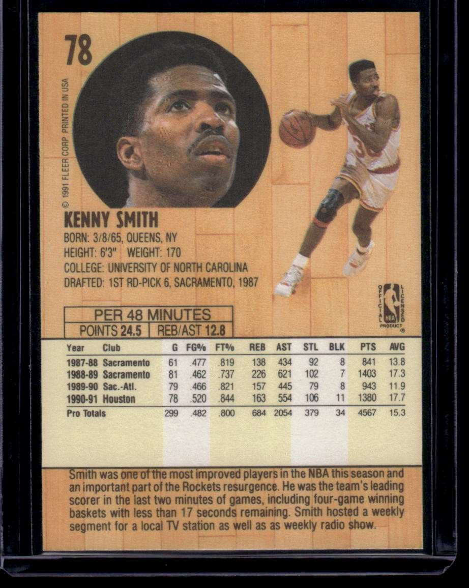 1991-92 Fleer #78 Kenny Smith