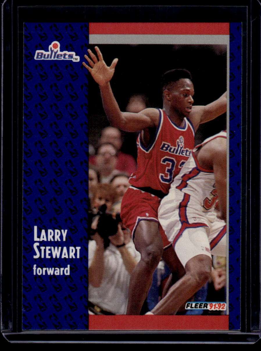 1991-92 Fleer #369 Larry Stewart