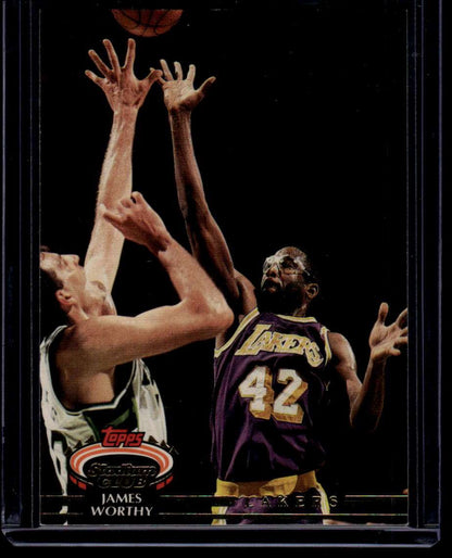 1992-93 Stadium Club #327 James Worthy