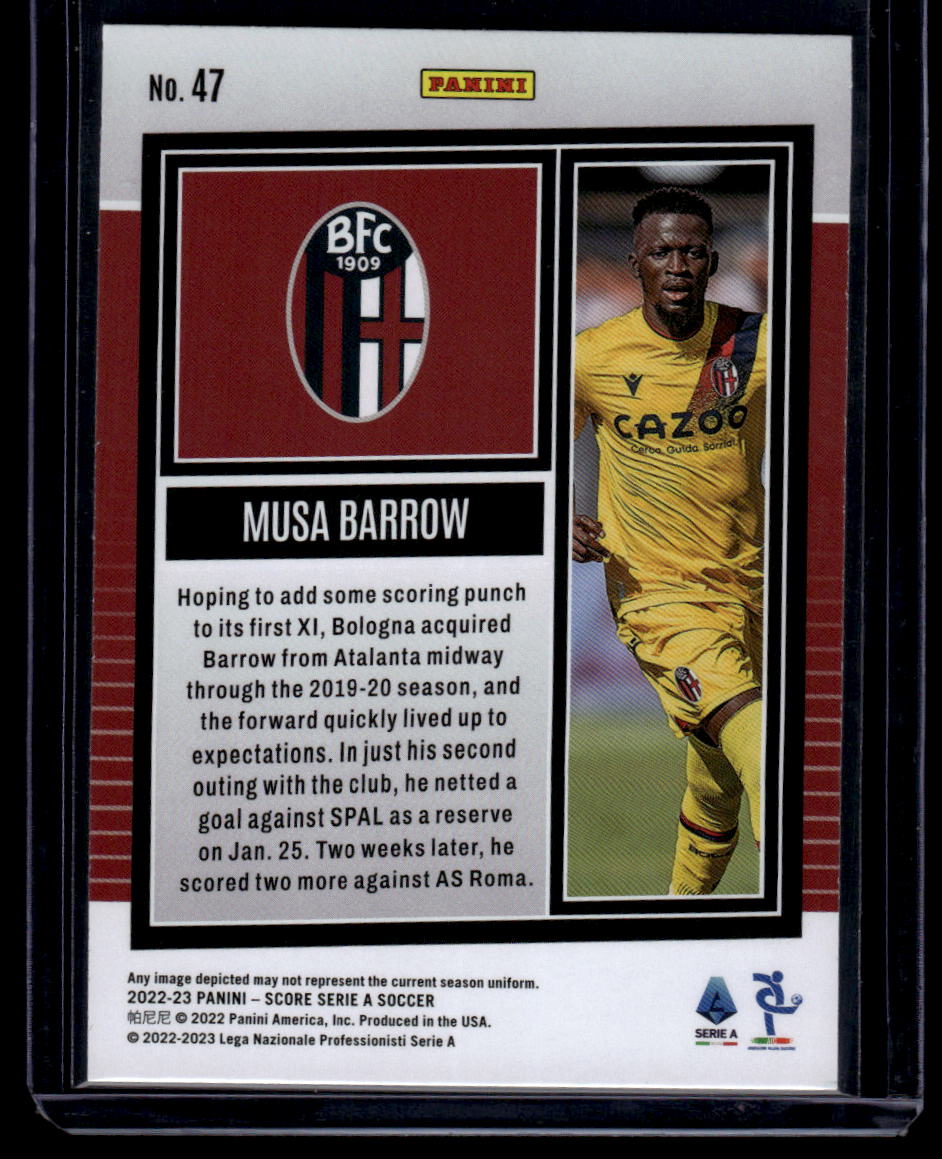 2022-23 Score Serie A #47 Musa Barrow