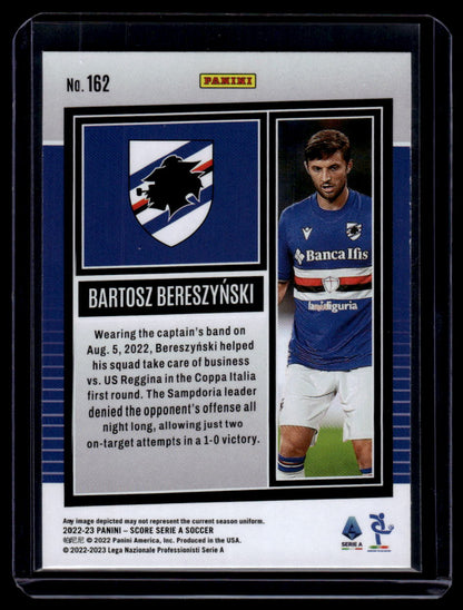 2022-23 Score Serie A #162 Bartosz Bereszynski