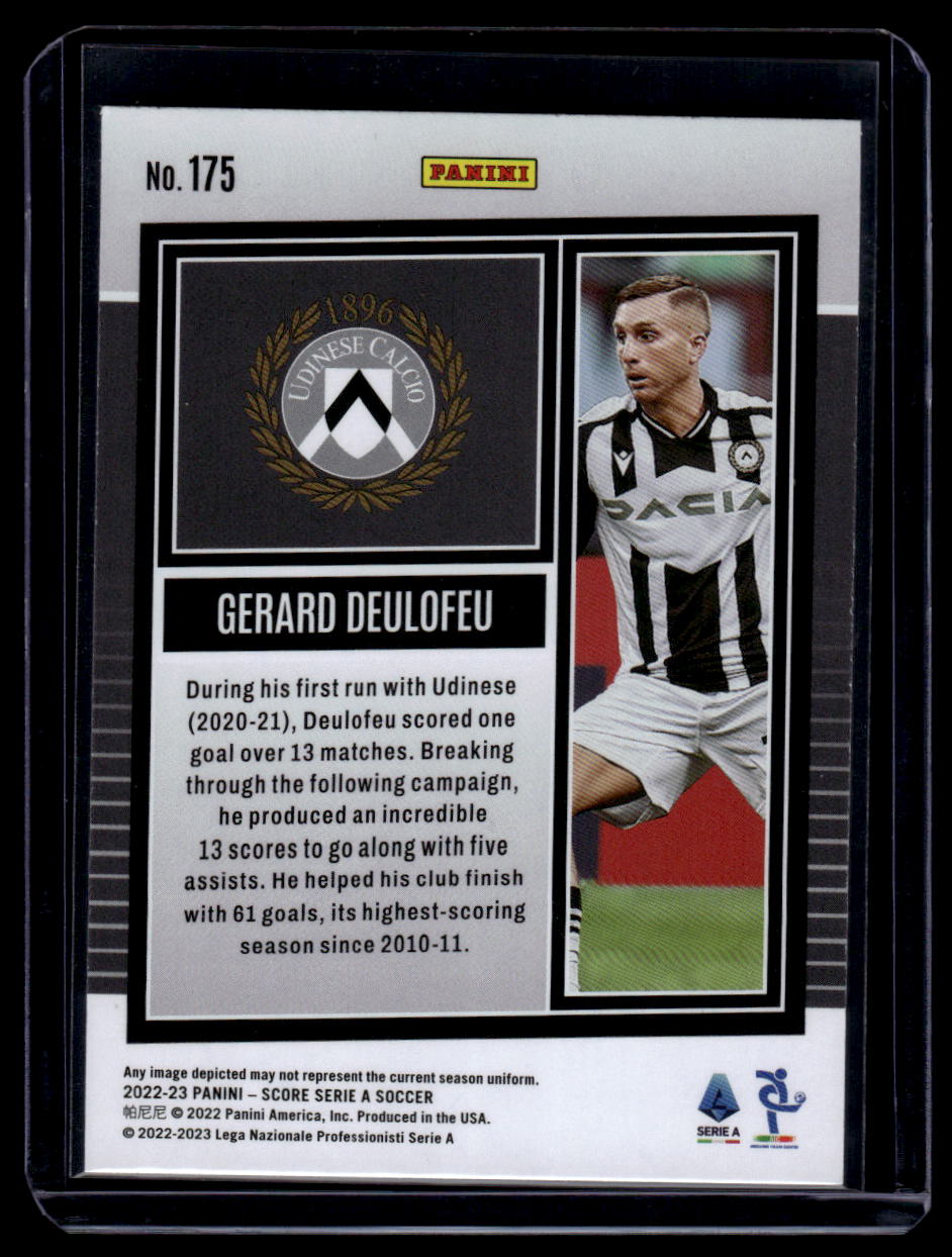 2022-23 Score Serie A #175 Gerard Deulofeu