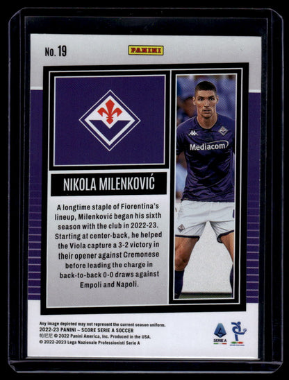 2022-23 Score Serie A #19 Nikola Milenkovic