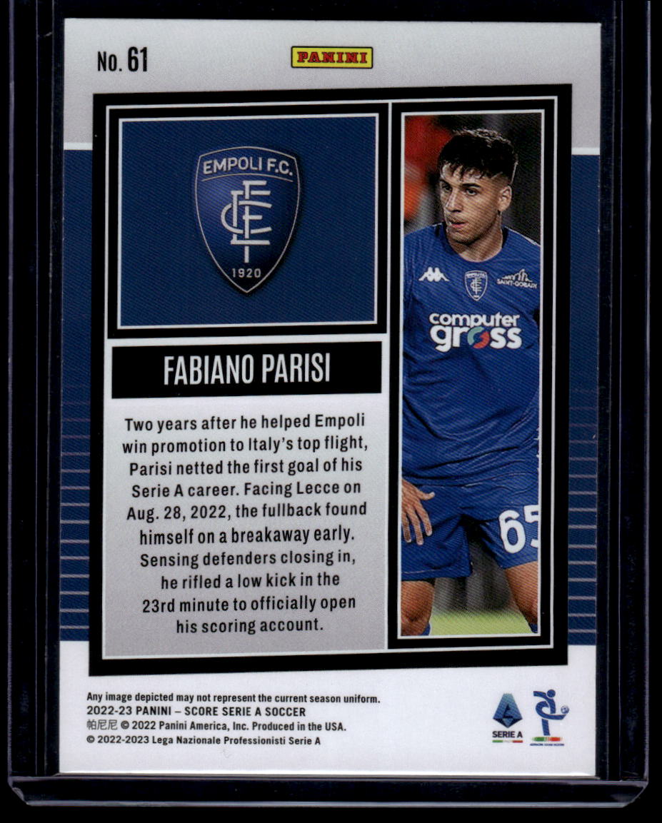 2022-23 Score Serie A #61 Fabiano Parisi