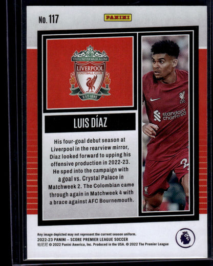 2022-23 Score Premier League #117 Luis Diaz