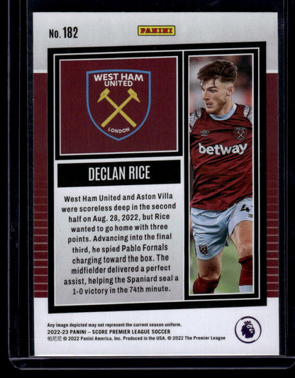 2022-23 Score Premier League #182 Declan Rice