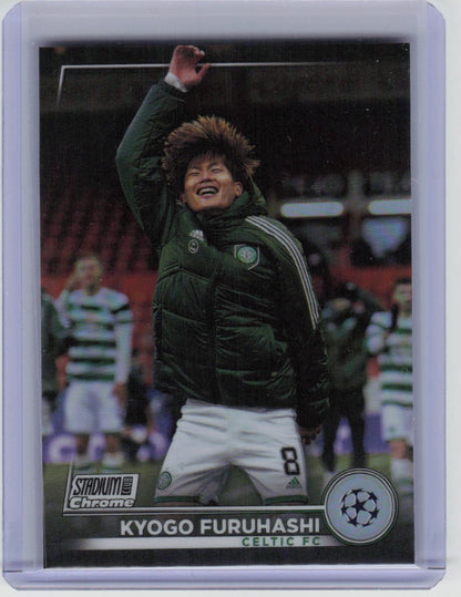 2022-23 Stadium Club Chrome UEFA Club Competitions #86 Kyogo Furuhashi